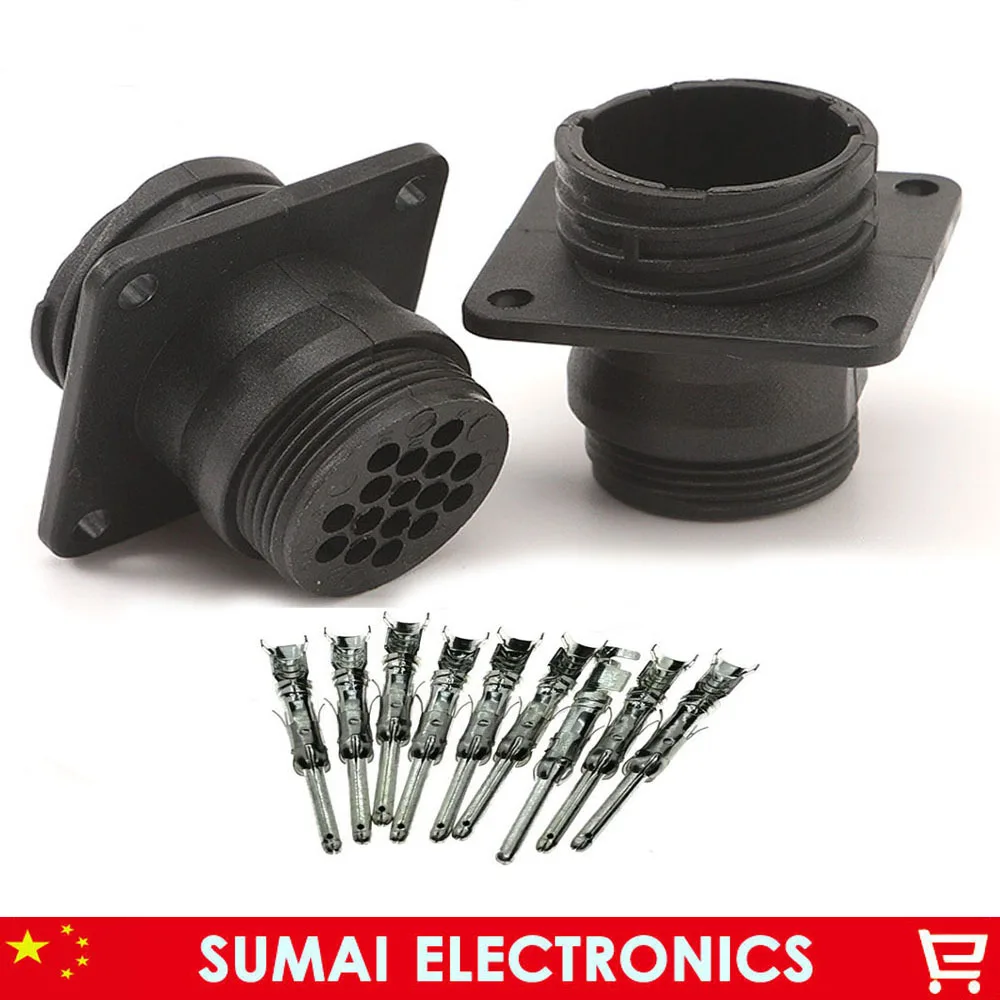 16 Pin AMP/TE 182916-1 206036-1 auto sensor plug connector for SMEMA Car,16P male Electric plug with 16 PCS Pin