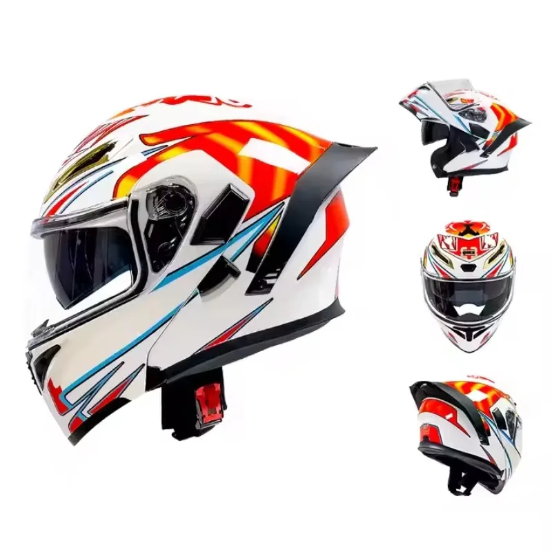 

Full Face Protective Motorbike Helmet Fashion Stylish Outdoor Motorcycle Helmets for Riders