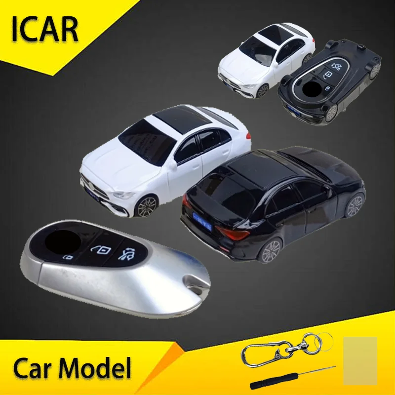 

Для Mercedes Benz C Class Модель автомобиля Чехол для ключей ICAR для C S A Class W206 W223 S350 C260 C300 S400 S450 S480 S500 Цепь для ключей