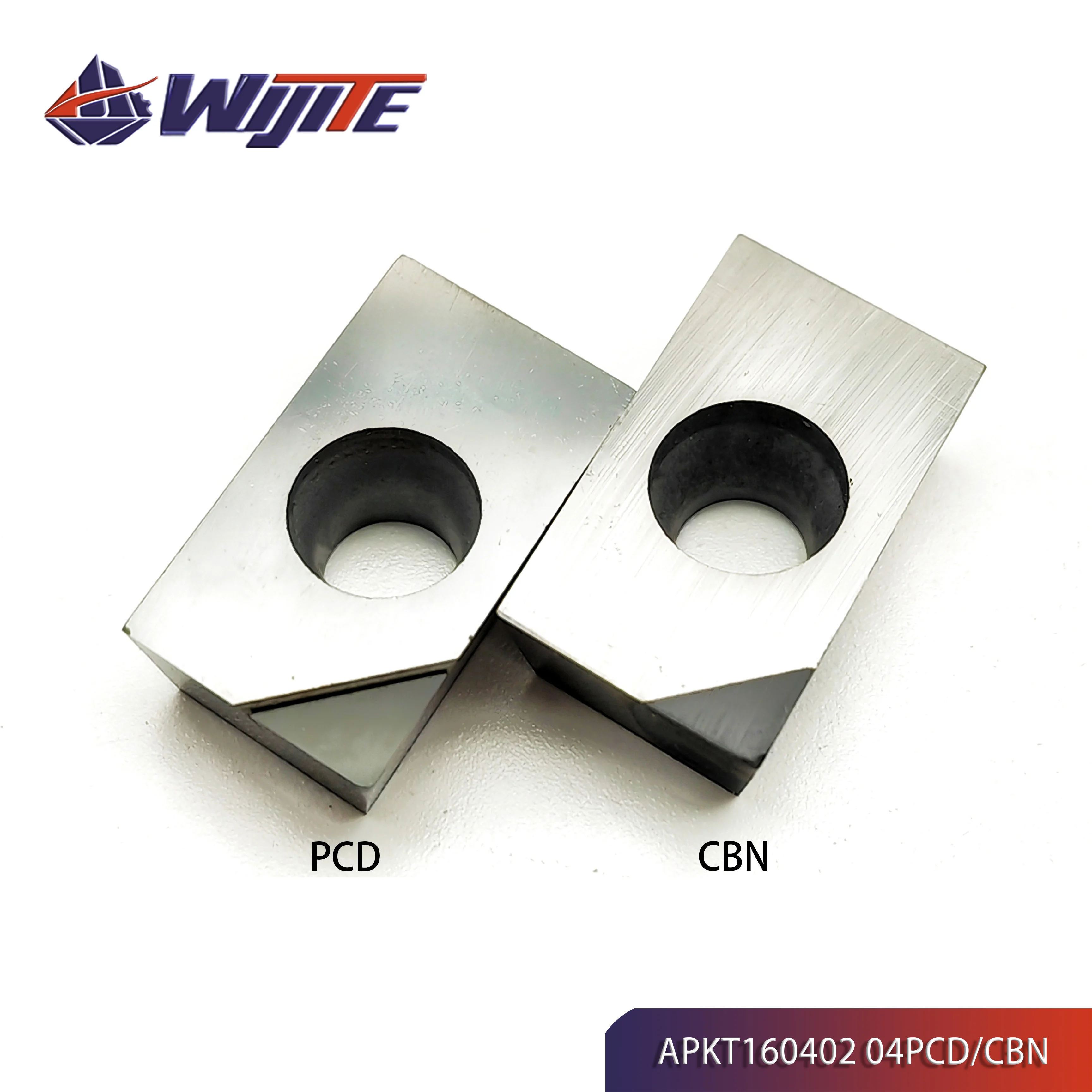 PCD CBN APKT160402 APKT160404 CNC Face milling tool High quality turning Used for non-ferrous metals such as copper and aluminum