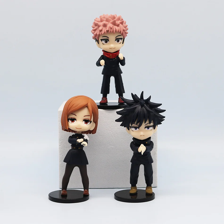 Figur Q Posket Jujutsu Kaisen 9cm Baru, Karakter Satoru Gojo, Itadori Yuji, Geto Suguru, Nobara, Megumi, Koleksi Ornamen Karakter