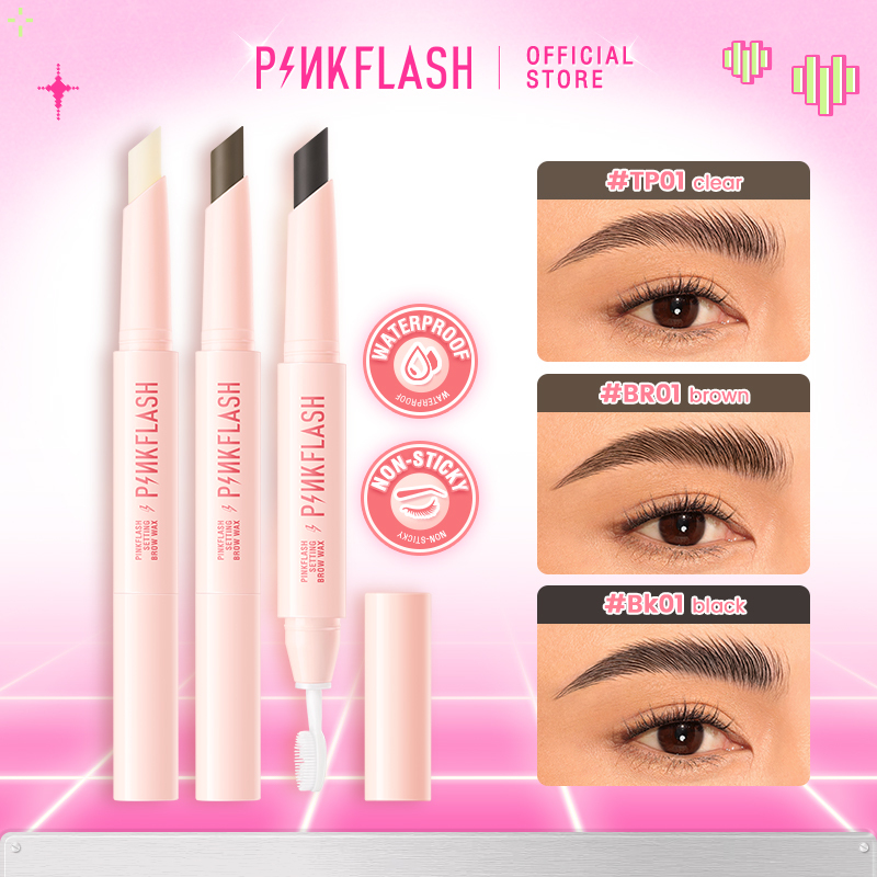 PINKFLASH 2 In 1 Multi-function Eyebrow Soap Wax Waterproof Long-Lasting Eyebrow Enhancer Tint Gel Makeup Cosmetics with Brush