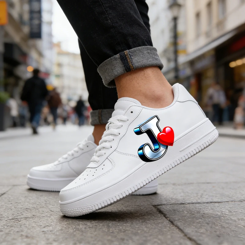 

Summer Unisex Trend White Shoes, Soft-Sole Breathable Slip-On Versatile Casual Sneakers