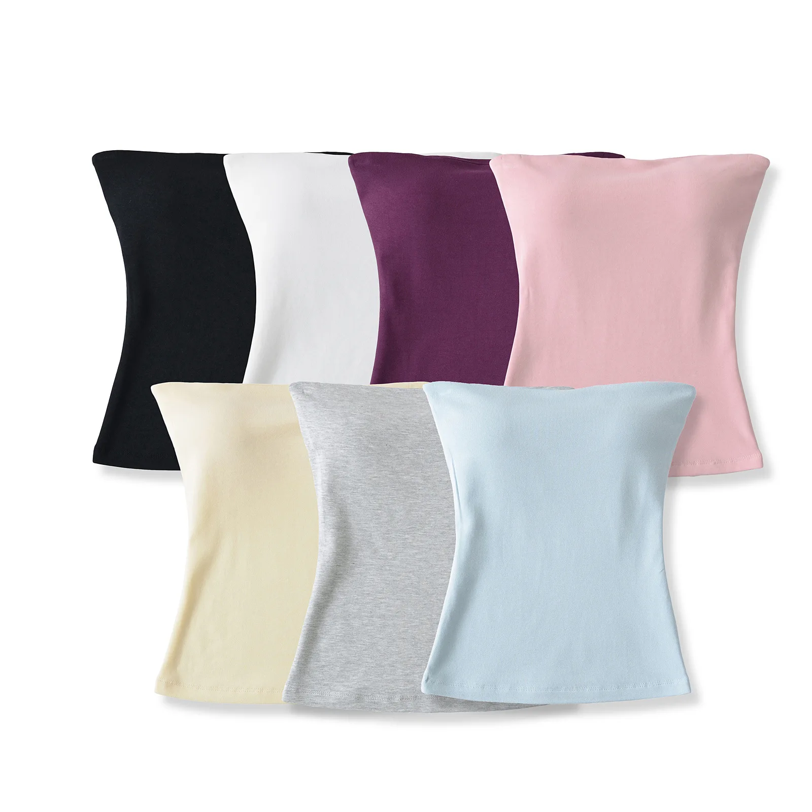 Bring Your Own Chest Pad Cloud Tube Top Women's Basic Model Inner Cover Summer New Dating Off-the-shoulder Vest Top