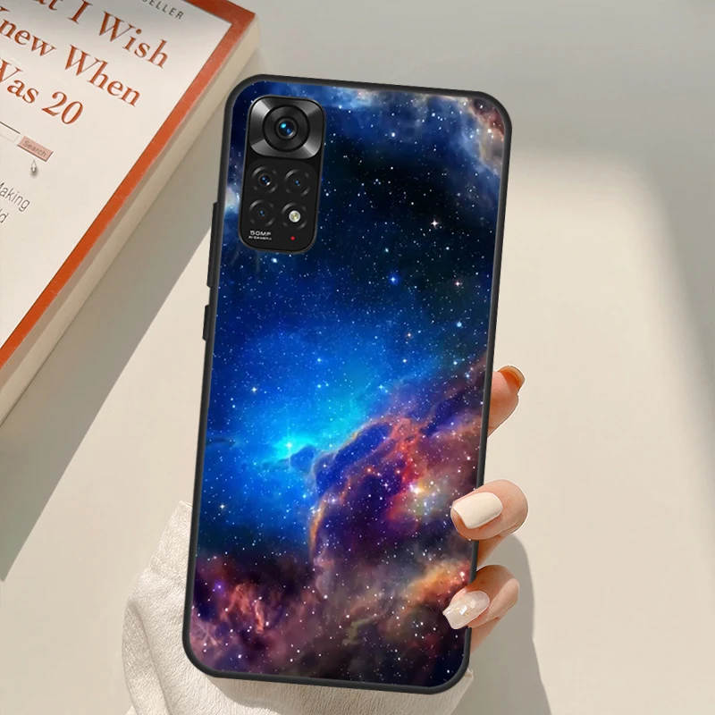 Space For Galaxy Universe Case For Xiaomi Redmi Note 11 10 9 8 Pro Note 11S 10S 9S 8T K50 K40 9A 9C 10A 10C Cover