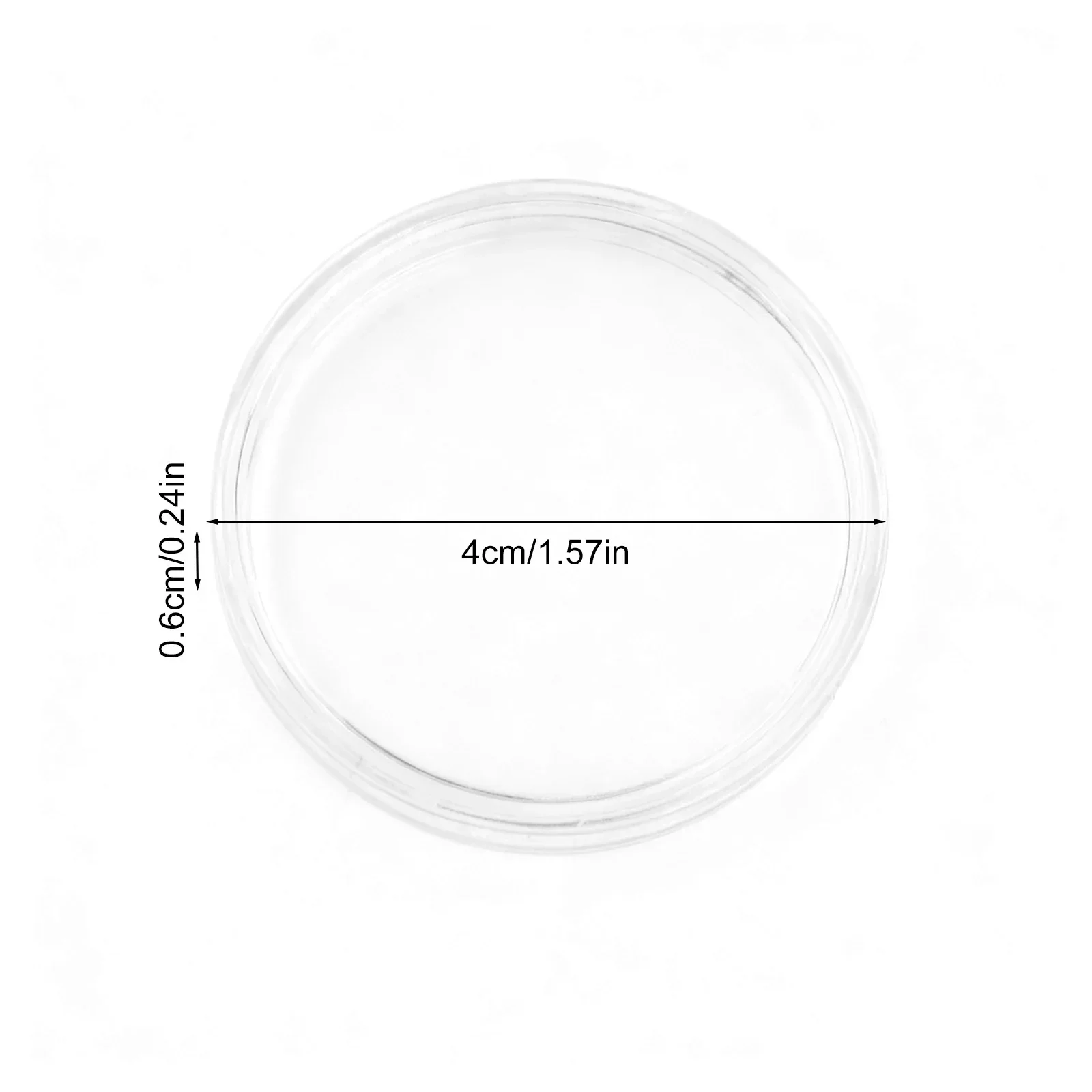 Clear Container Coin Holder Multiple Uses PS Material Transparent Design Large Quantity Reusable Coin Holders For Collectors