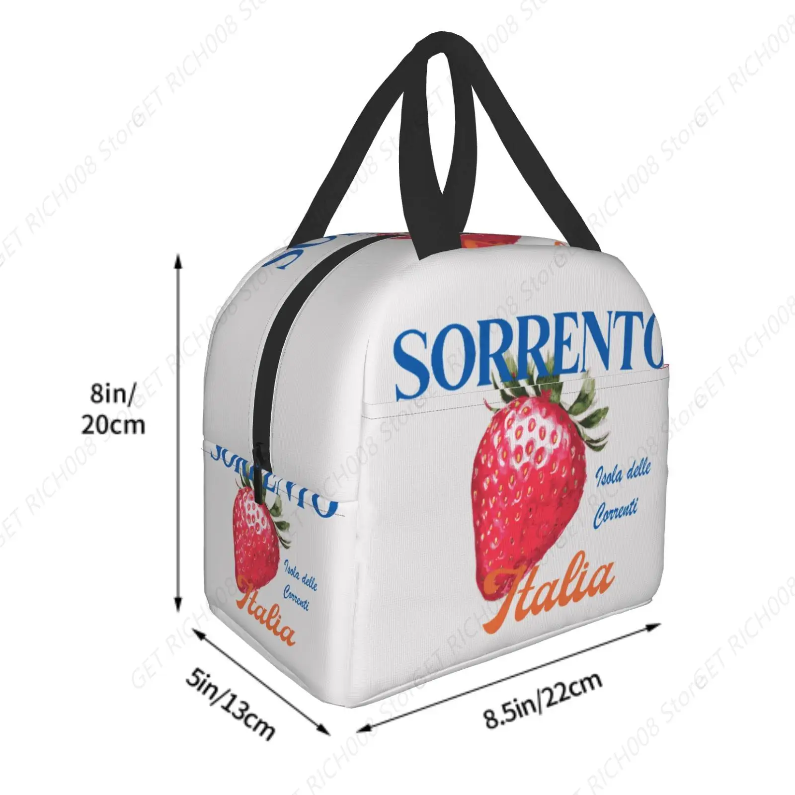 Borsa per il pranzo Sorrento Italia perfetta per una pausa pranzo rinfrescante Uomo Donna Lavoro Viaggi Picnic Escursionismo