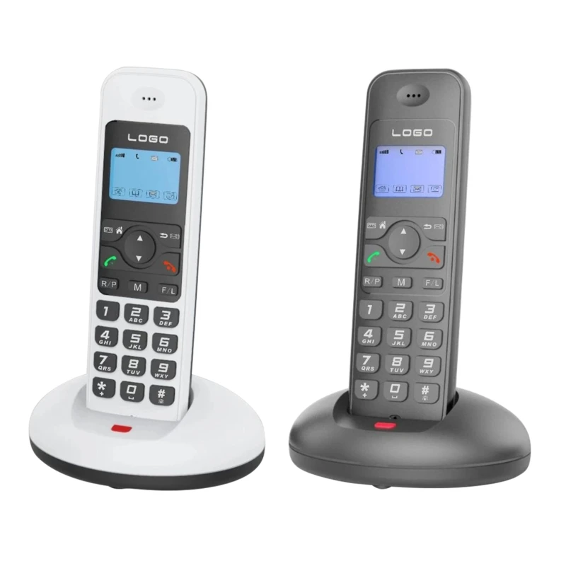 D1006 Fixed Landline Wireless Telephone Stylish with Handsfree Answering Caller Display Backlit and Number Storage