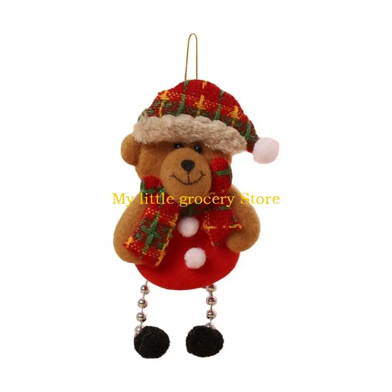 d5bd-Нетканые-фигурки-Санта-Снеговик-Олень-Медведь-для-украшения-фестиваля-на-Рождество