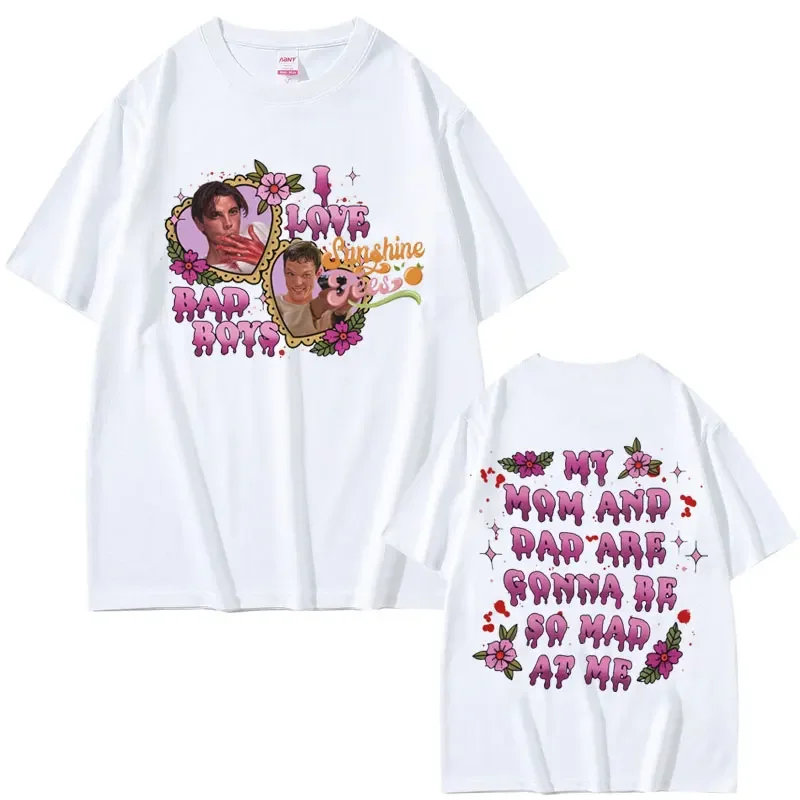 

Horror Movie Scream I Love Bad Boys Billy Loomis My Mom and Dad Are Gonna Be So Mad At Me T-shirt Men Retro Oversized T Shirts