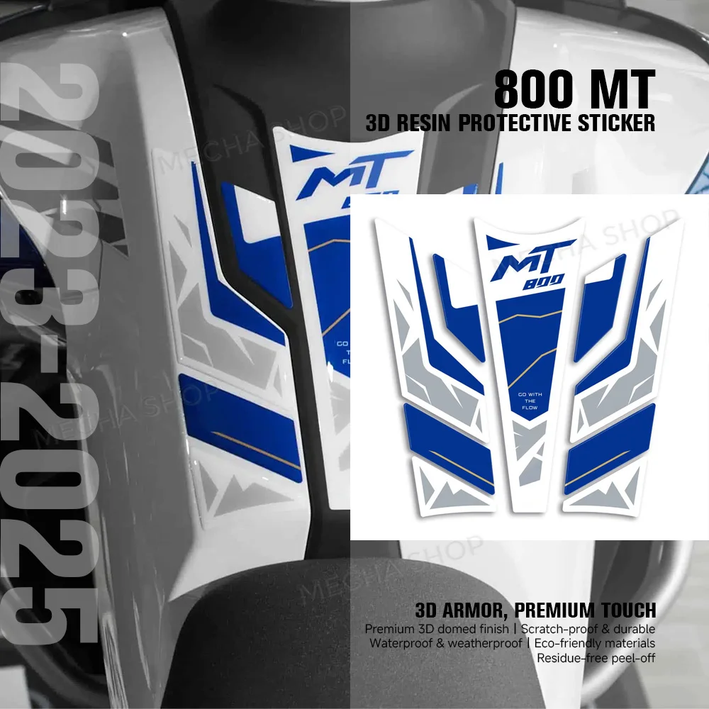 For CF MOTO 800 MT 800MT Explore 2023-2025 Motorcycle Accessories Kit  3D Resin Sticker Protection