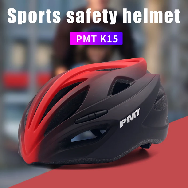 

PMT велосипедный шлем дышащий 16-луночный велосипедный шлем для мужчин и женщин регулируемый MTB дорожный EPS буферный слой шлем