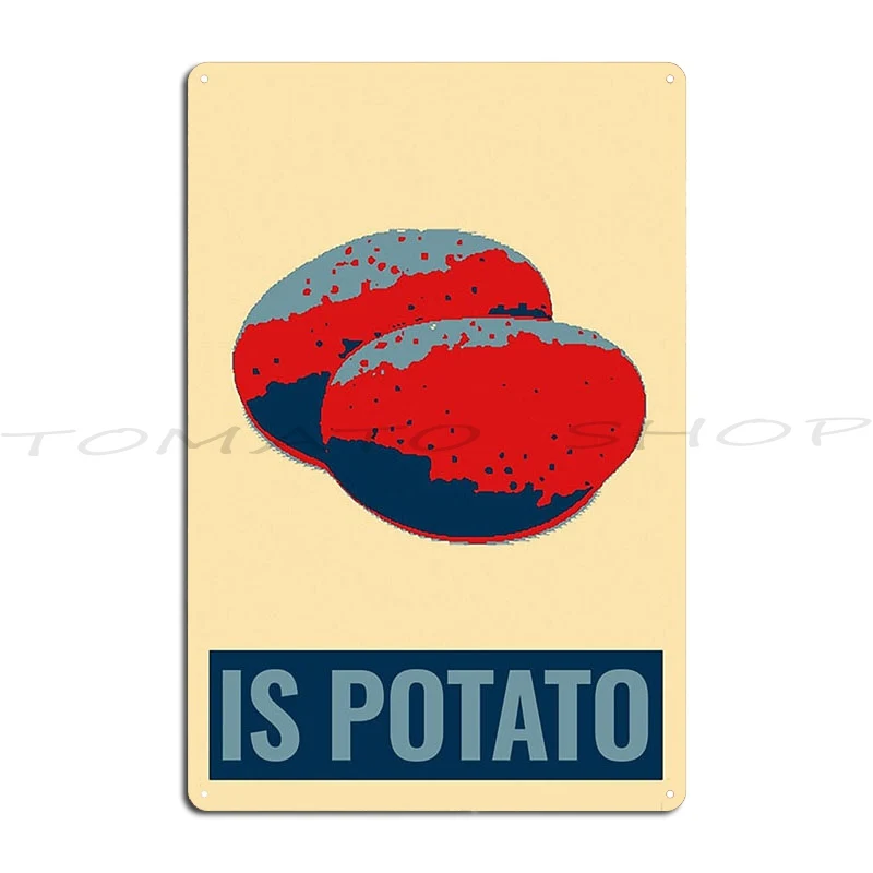 We Potatoes Weird Shaped Potatoes Anatomy of a good Metal Sign Kitchen Wall Decor Mural Club Character  Tin Sign Poster