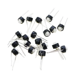 10/20/50/100PCS Tact Switch White Black Touch Switch 6*6*5mm DIP Tactile Push Button Micro Switch