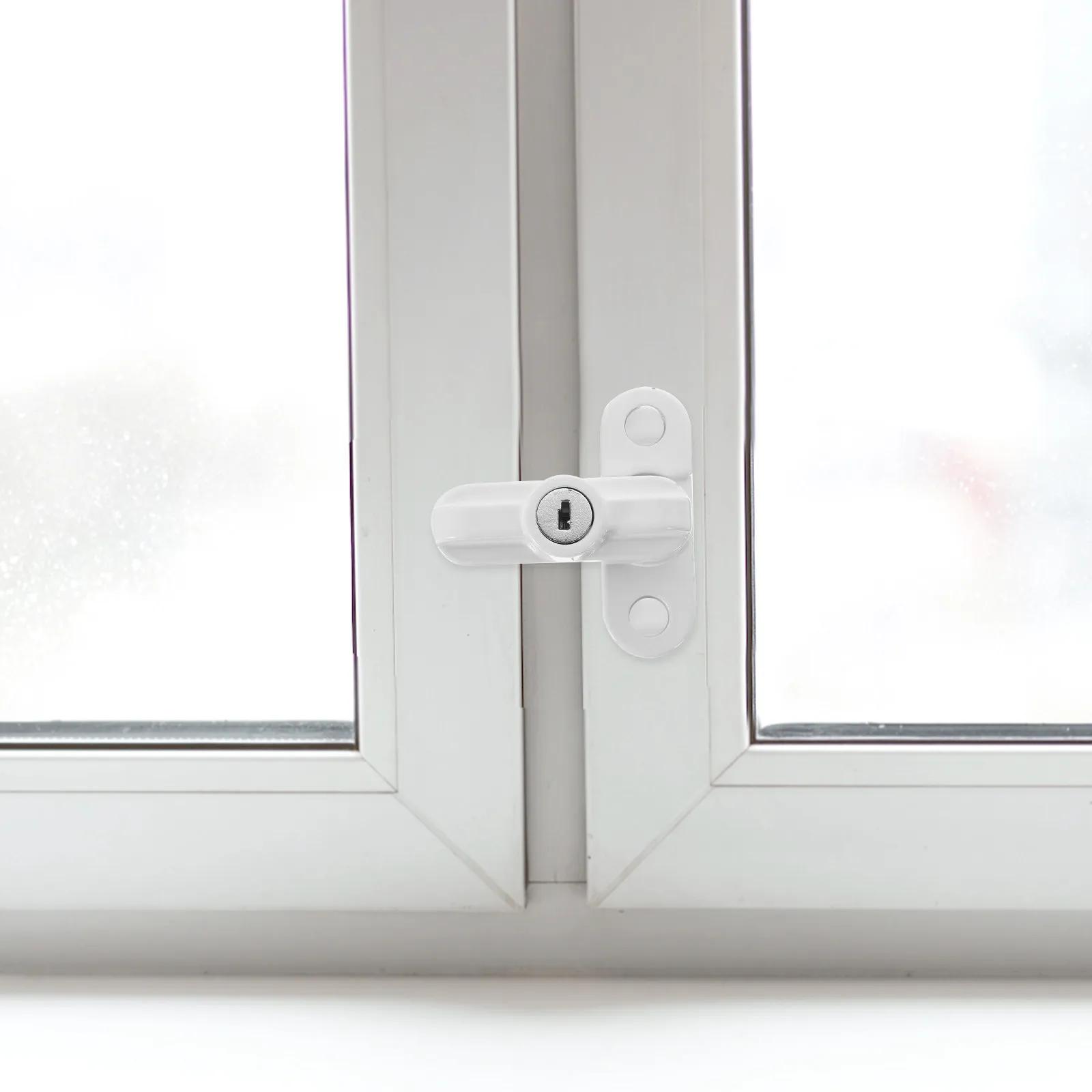 

Комплект Т-образных замков-блокировок для окон и дверей: практичный и прочный защитный фиксатор для повышения безопасности