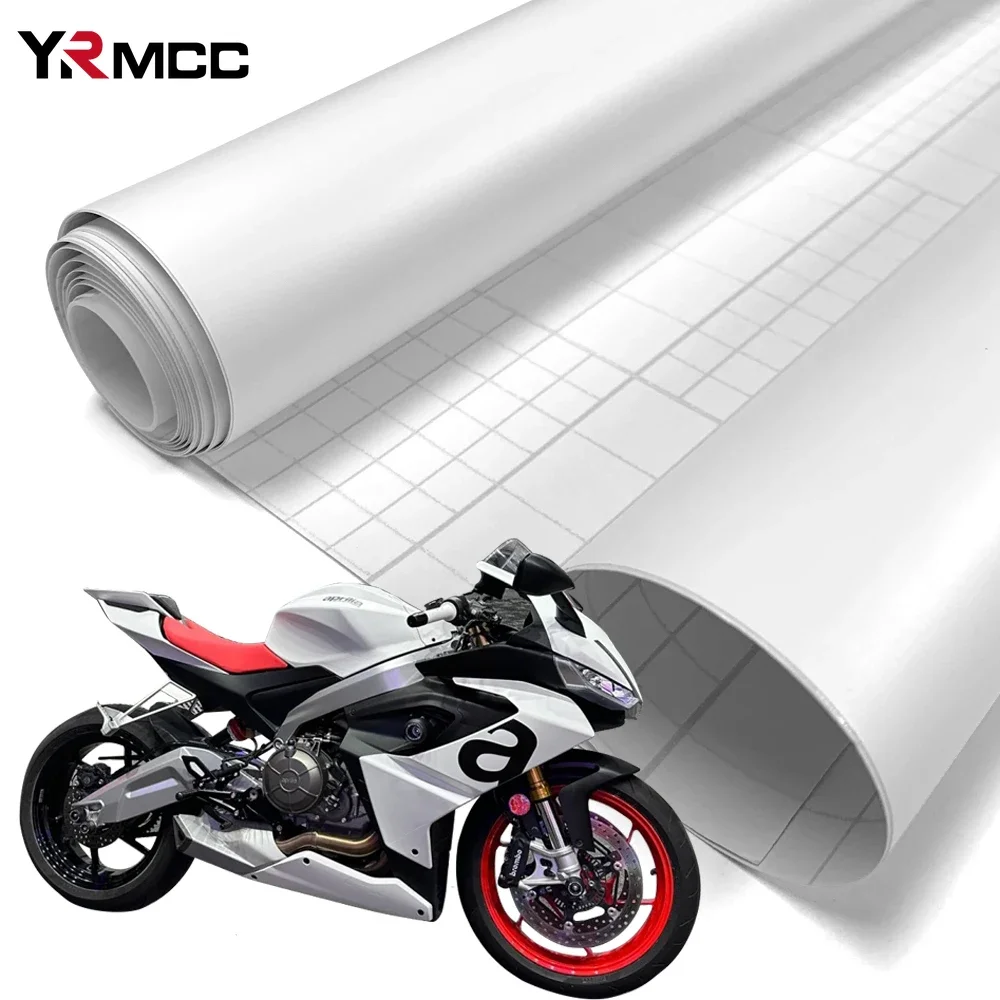 Car Decal Matte White Film Self-Adhesive Vinyl Wrap Film Wrapping Sheet Cover Air Release Foil Universal Tunning Car Accessories