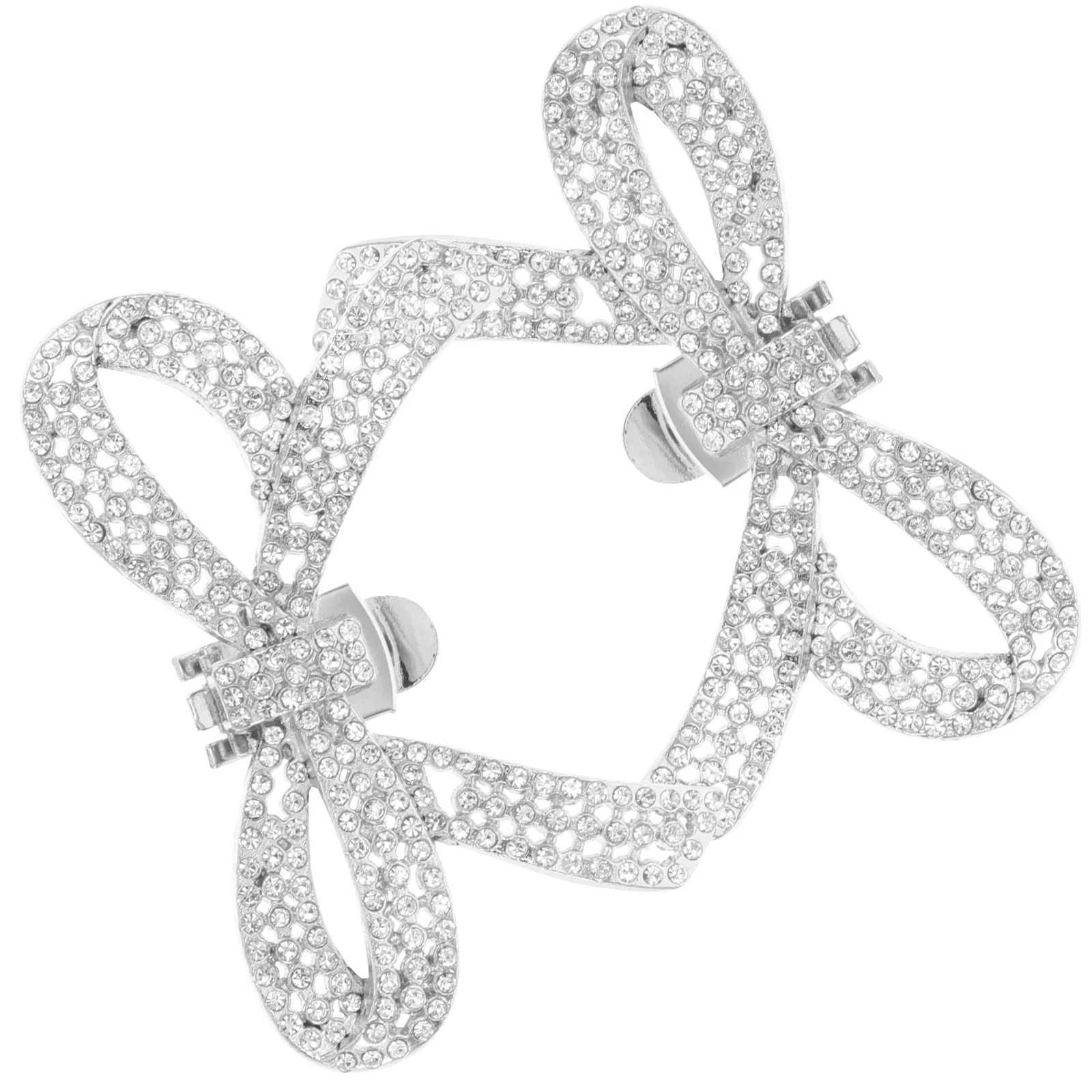 

Rhinestone Shoe Clips Decorative Bowknot Bling Pearl Clogs Sandals Women Shoes Buckle Flowers Charm Wedding Party Shoe Jewelry