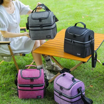 11L Double-Layer Insulated Lunch Bag 1