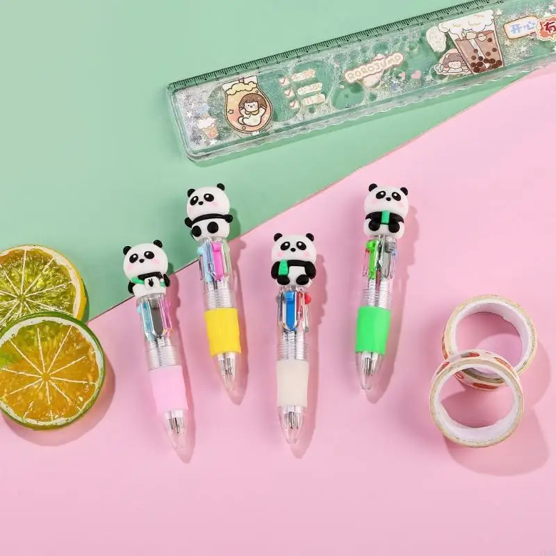 4 Color-in-1 Pen Pen bolígrafo 0.7 mm Consejo para escribir para estudiantil