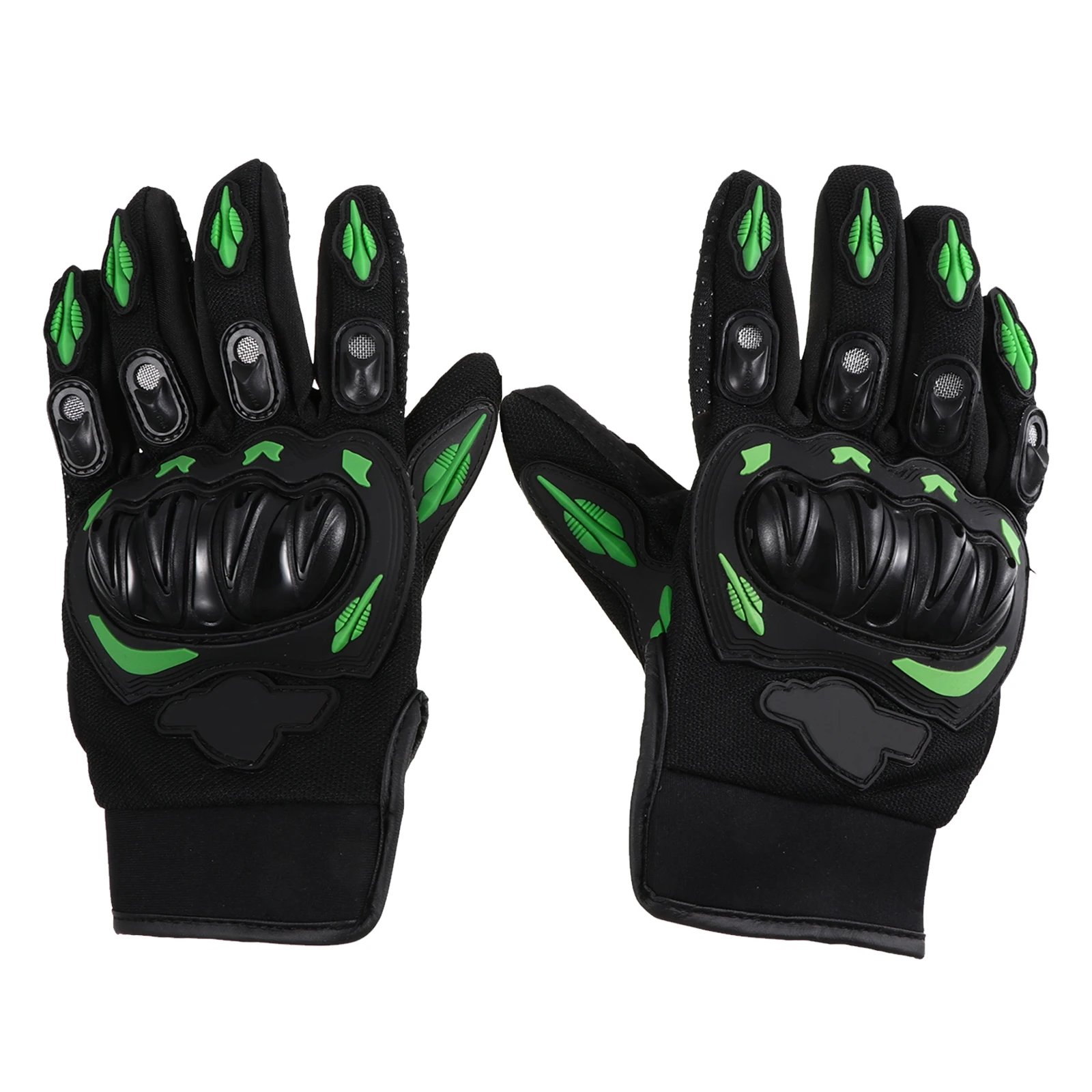 

Riding Gloves Cycling Motorcycle Sports Windproof Outdoor Full Fingers Lightweight Comfortable Elastic Design PU PVC Fiber Cloth