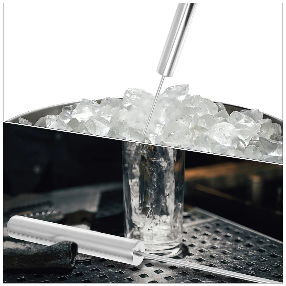 

2 pcs Stainless Pick Portable Crusher Tool for Bar Small Ice Cold Chisel Stainless Steel Ice Picks Kitchen Bar Utility