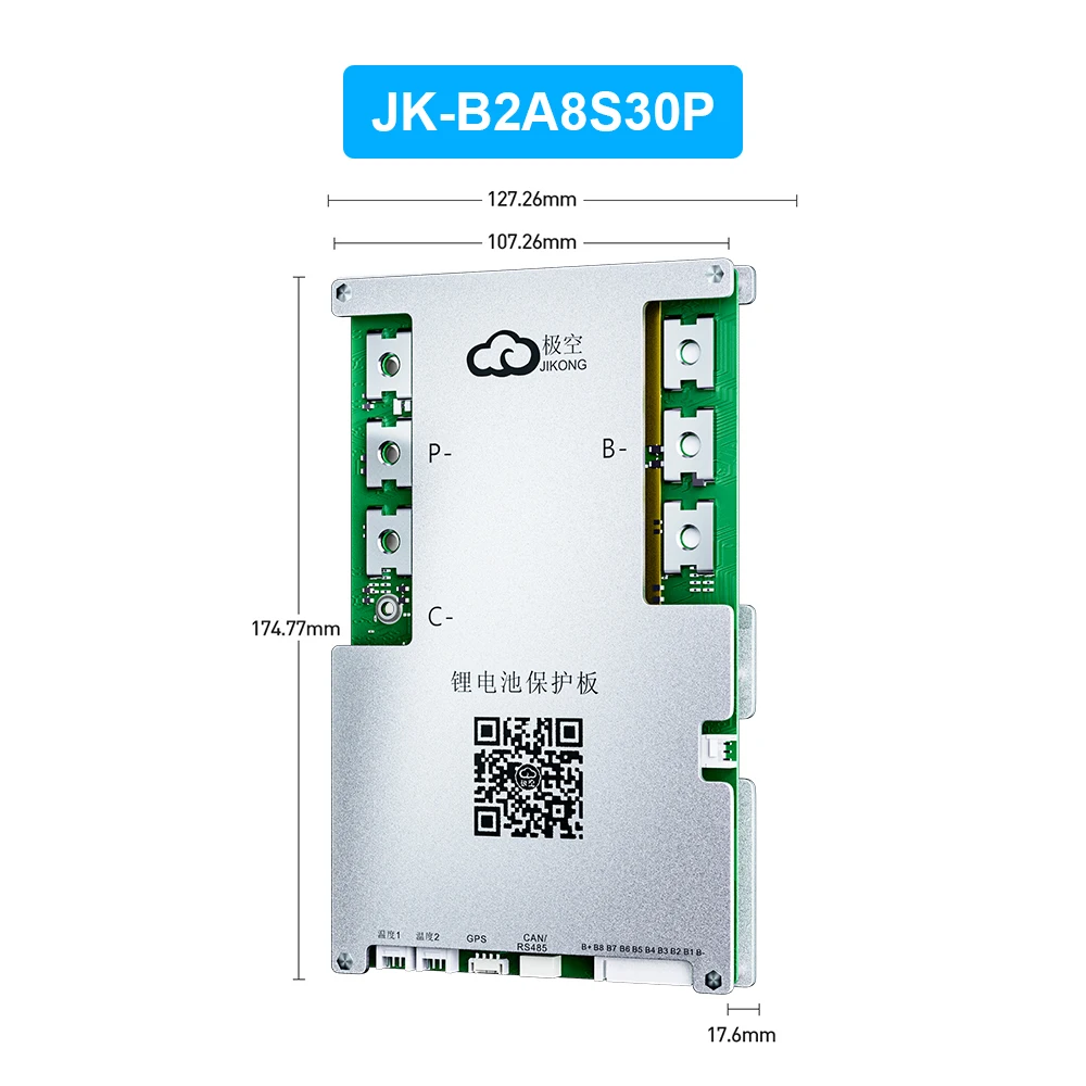 JIKONG 4S 5S 6S 7S 8S 17S 20S 24S 12V 24V 48V Aktives BMS 40A 60A 100A 200A 300A Lifepo4 Li-Ion Lto Batterie Smart BMS JKBMS B1A8S20P B2A8S20P B2A8S30P JIKONG JKBMS B2A20S20P B2A24S30P – Detail 15