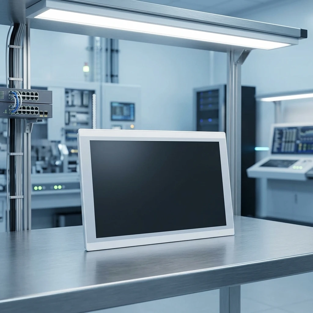 19 Inch All in One Panel PC Computer with 10 Point Capacitive Touch Screen Celeron J1900 J6412 Core I3 I5 I7 Industrial Display