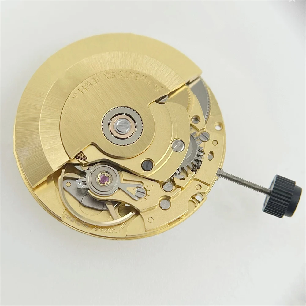 

1pc Golden Single Calendar Mechanical Movement SW200-1 Replacement ETA 2824-2 Movement Watch Accessories