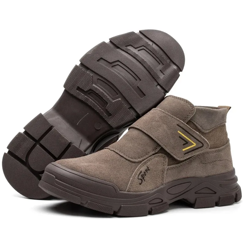 Construction Safety Shoes Anti Smash Anti Puncture Steel Toe Scald Proof Welding Boots Indestructible Work Protective Footwear