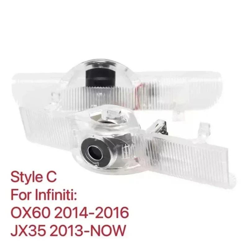 Led Car Door Logo Light HD Laser Welcome Lamp For Infiniti FX37 FX50 M25 G25 G37 Q60 QX50 QX60 QX70 QX80 EX35 EX37 Q70 FX35