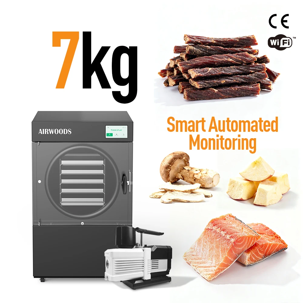 4kg 7kg 10kg 15kg Home Use Vacuum Freeze Dryer Machine For Kitchen Cabinet