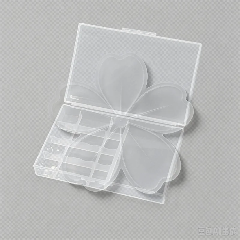 1Pcs Universal AA Battery Storage Box Transparent Plastic Battery And 4-in-1 Charging Cable Organizer Case