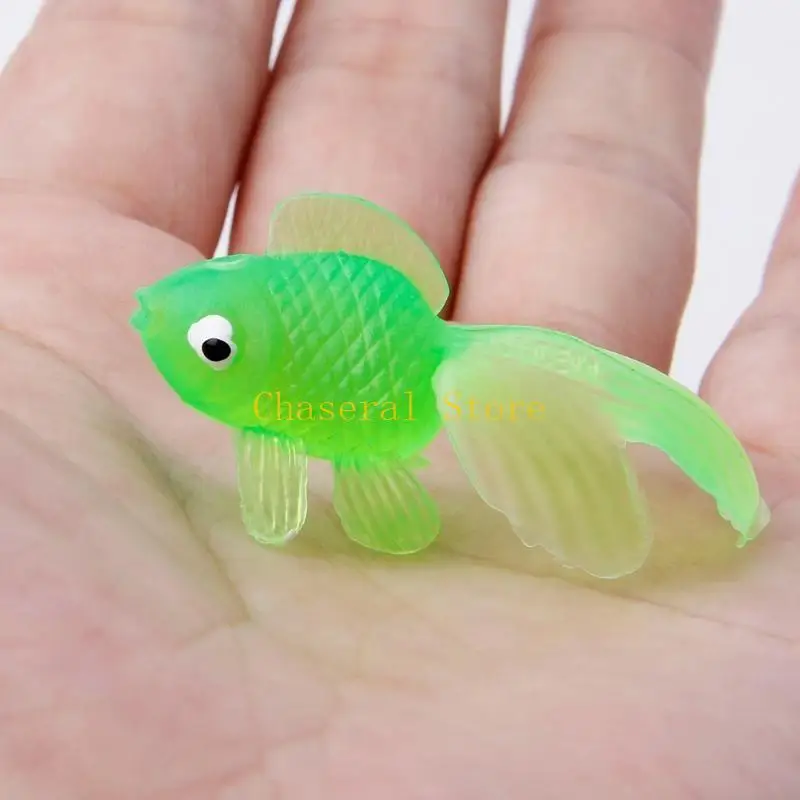 E7CE novedoso niños interactivos mini juguetes pescado dorado para niños 6-8 lindo juego