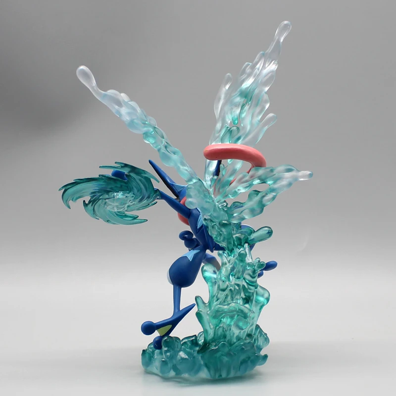 Figurine d'Action Pokémon Battle Greninja en PVC pour Enfant, Modèle de Collection de Dessin Animé, Ornement de Bureau, Jouet de Beurre, Cadeau d'Anniversaire