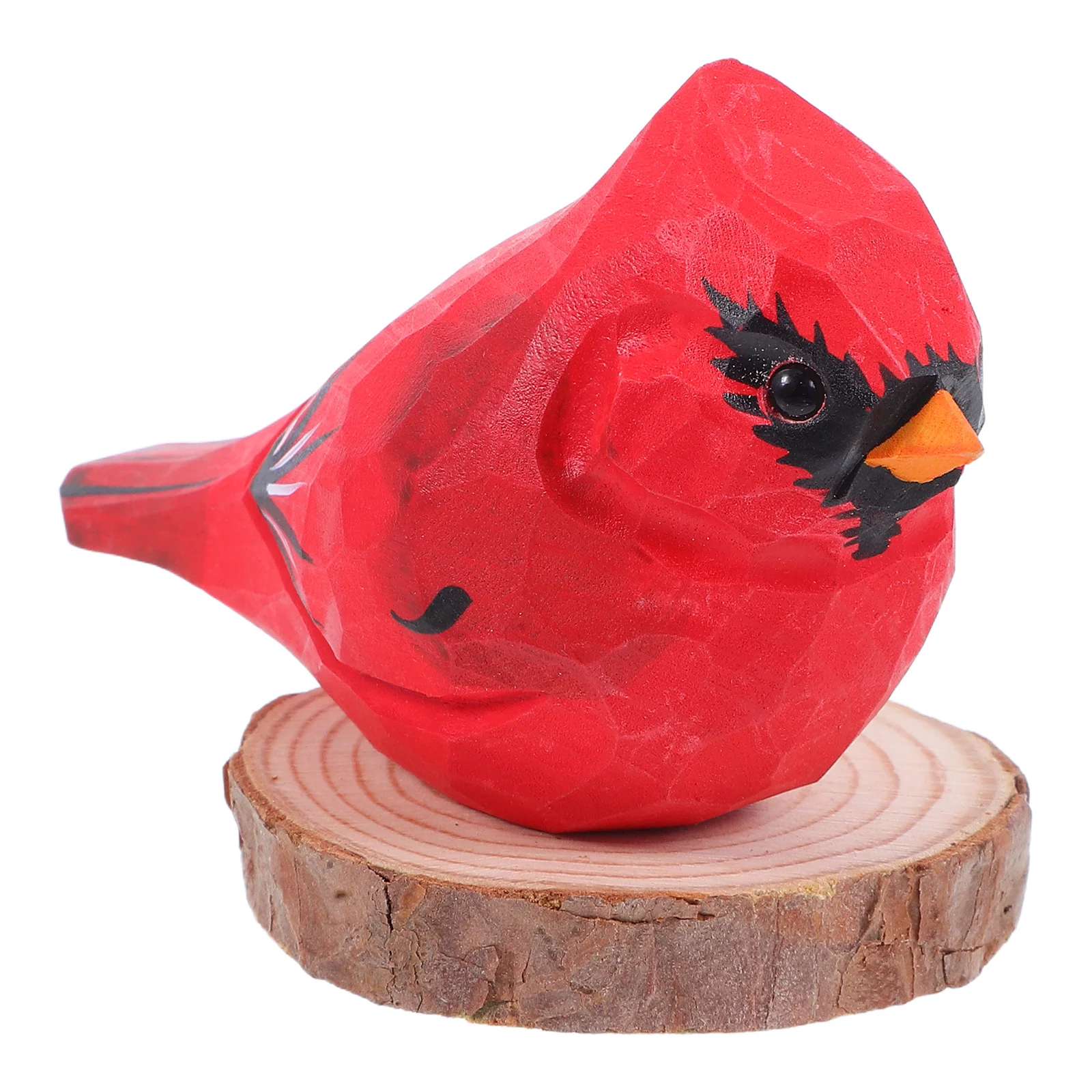 

Hand Painted Bird Figurines Wood Animal Carved Home Decor Sculpture