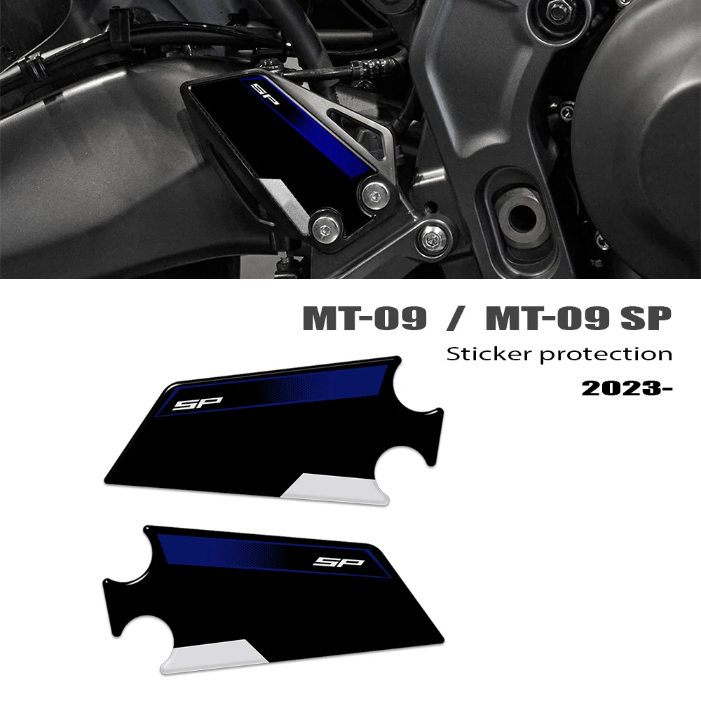 Kit de protección del talón con pegatina de resina 3D para MT-09 SP MT 09 2024-