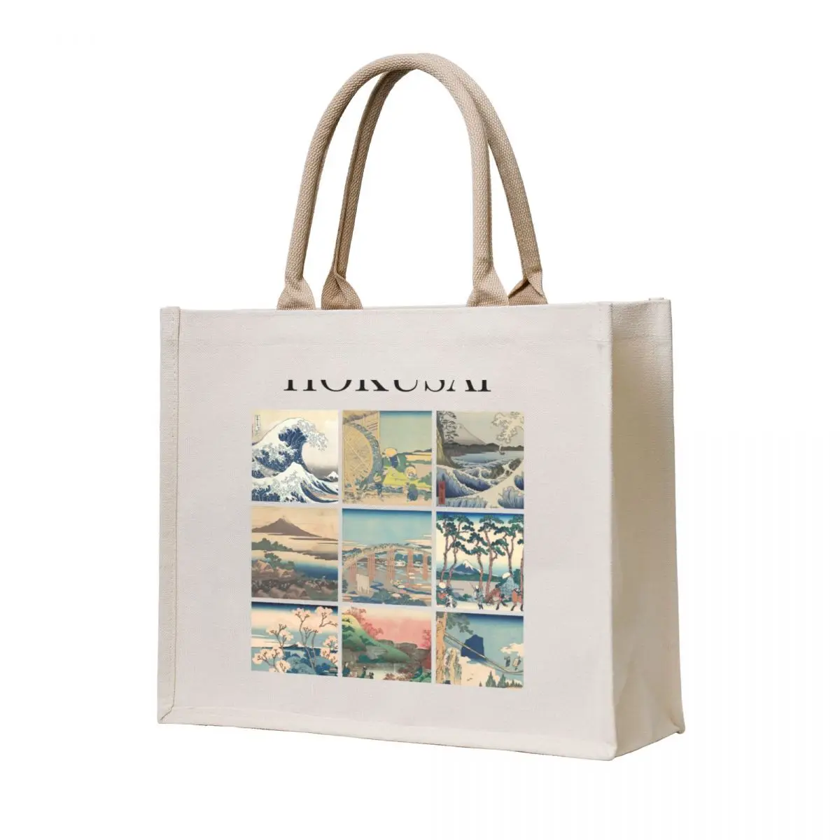 

Hokusai - Collage Tote Bag female bag foldable reusable bag for beach