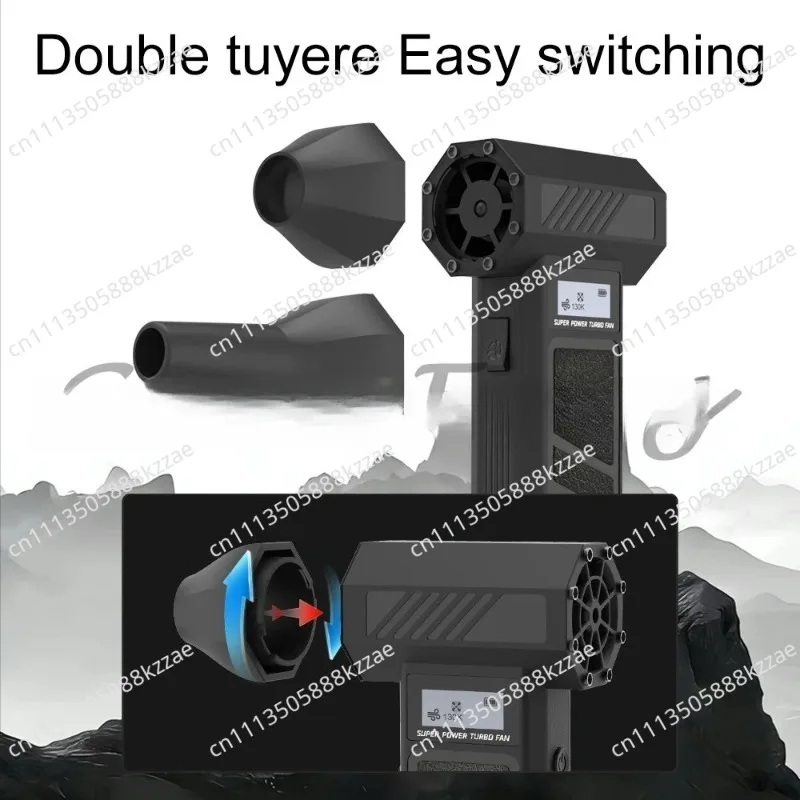 160000RPM 300G Thrust Turbo Jet Fan Wind Speed 52m/s Electric Blower Multifunctional Blowing Dust Dryer 30W fast charging