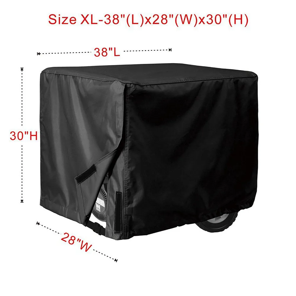 1Pcs Heavy Duty Waterproof Generator Protector Double Stitched Uv Resistant Dust Rain for Home Patio Outdoor Use