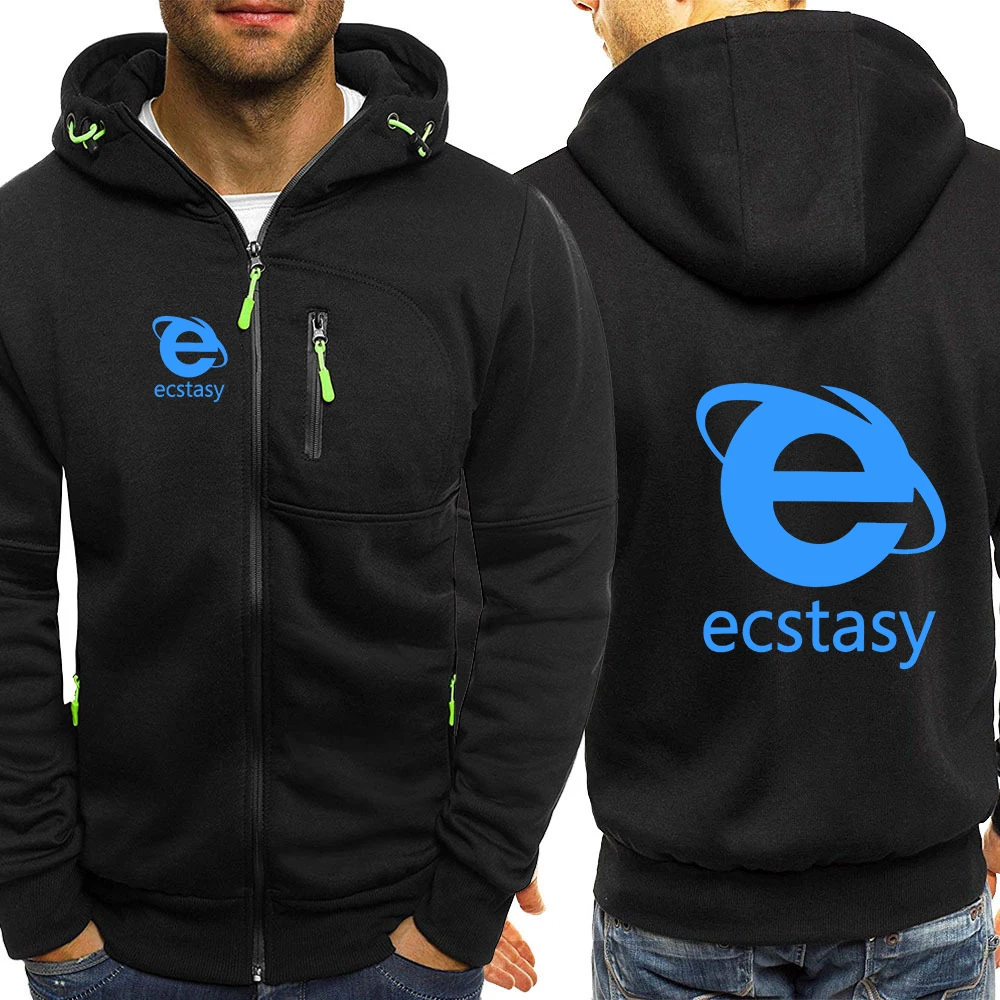 Sweatshirt Premium Breathable Hooded Coat Streetwear Ecstasy Logo Print 2026 Men's Spring And Autumn Comfortable Jacket Hoodies