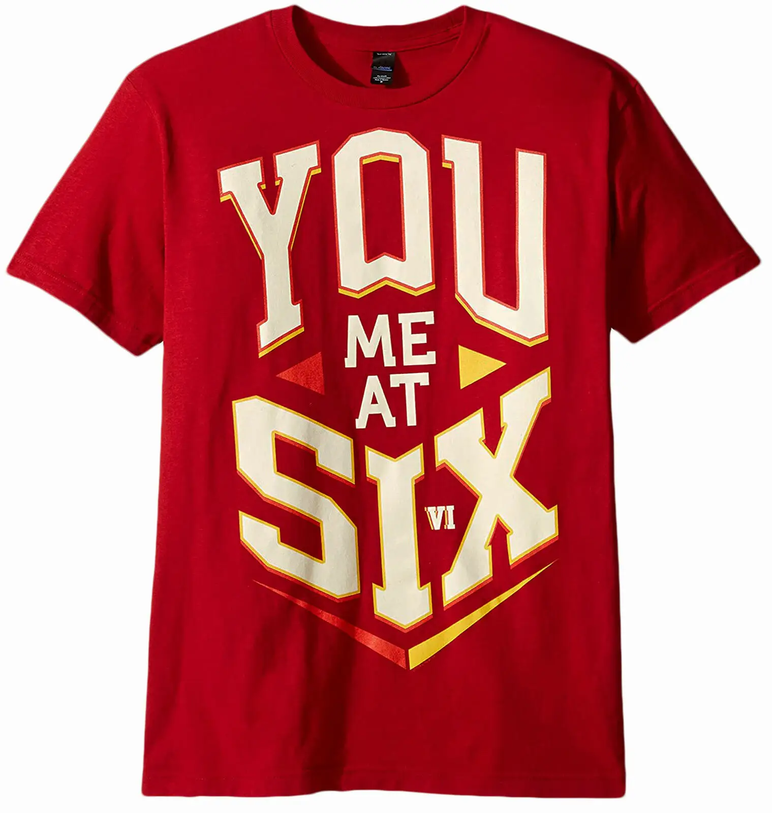 

You Me At Six Block Logo Soft Adult T-Shirt -English rock band music