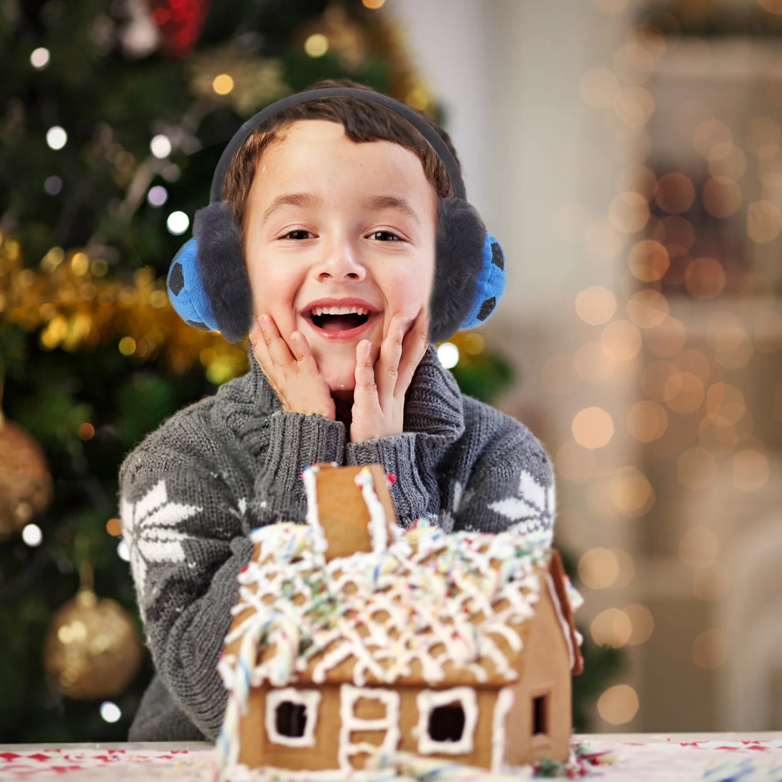 

Adorable Kids Winter Earmuff Warm Ear Cover Comfortable Ear Warmer Cold Weather Outdoor Protector Winter Earmuff