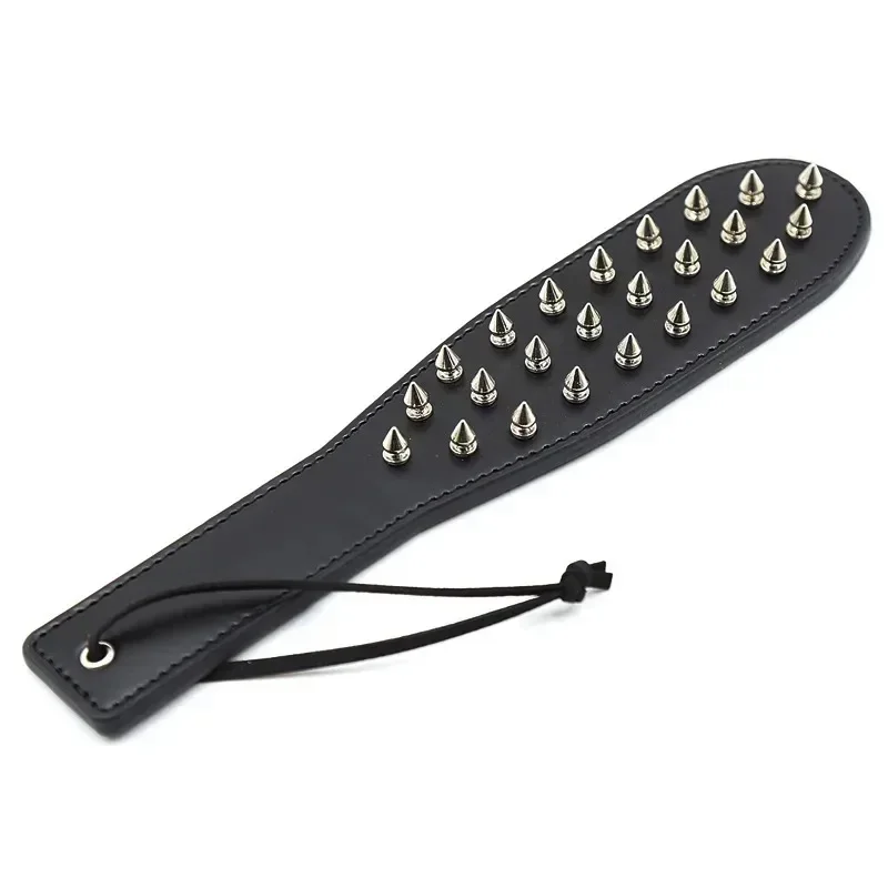 

Whip Paddle Whip With Spikes Slap Butt Thick Leather Restraint Spank Bondage Roleplay Flogger BDSM Adult Sex Toys For Couples SM