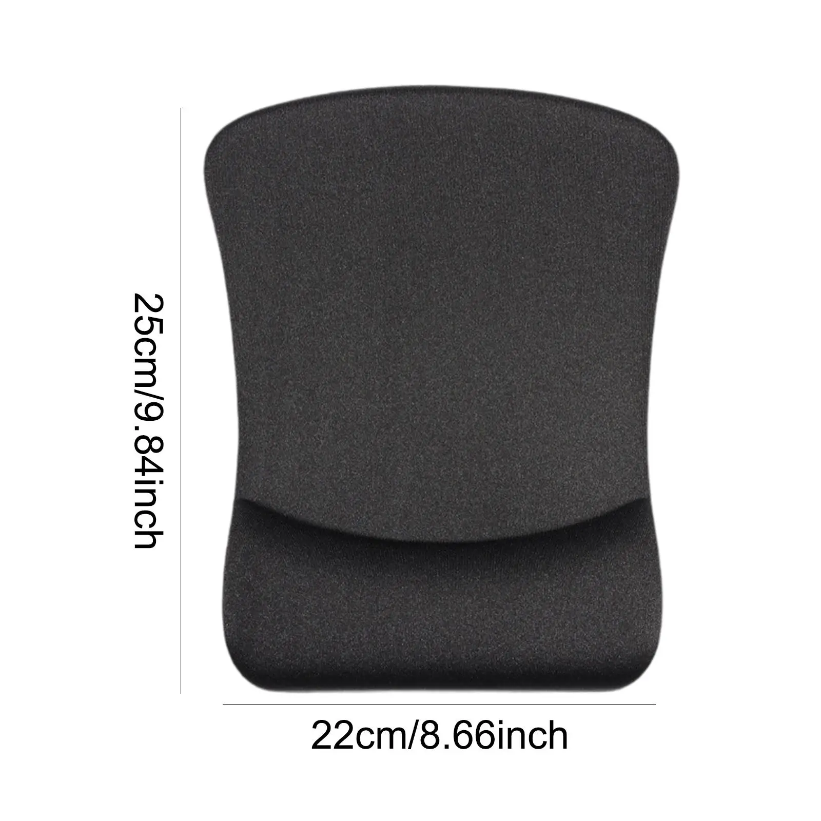 Computer Mousepad Comfortable Portable Anti Slip PU Base Ergonomic Gaming Mouse Mat Desktop Mouse Pad for Office Desk Laptop