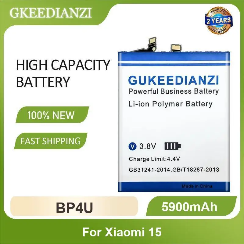 Battery For Xiaomi POCO M2 Pro/For Redmi 9A 9C Note 11T Pro Plus 11TPro+ Civi 2 Mi 12 Lite/POCO M5S 5 13 Note13Pro+ 14 5G/Poco
