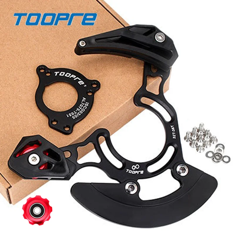 

TOOPRE Mountain Bicycle Single-Disk Chain Guide 32T-38T Tooth DH Soft Tail Chain Guard Chain Stabilizer For ISCG03/05 Bike Parts