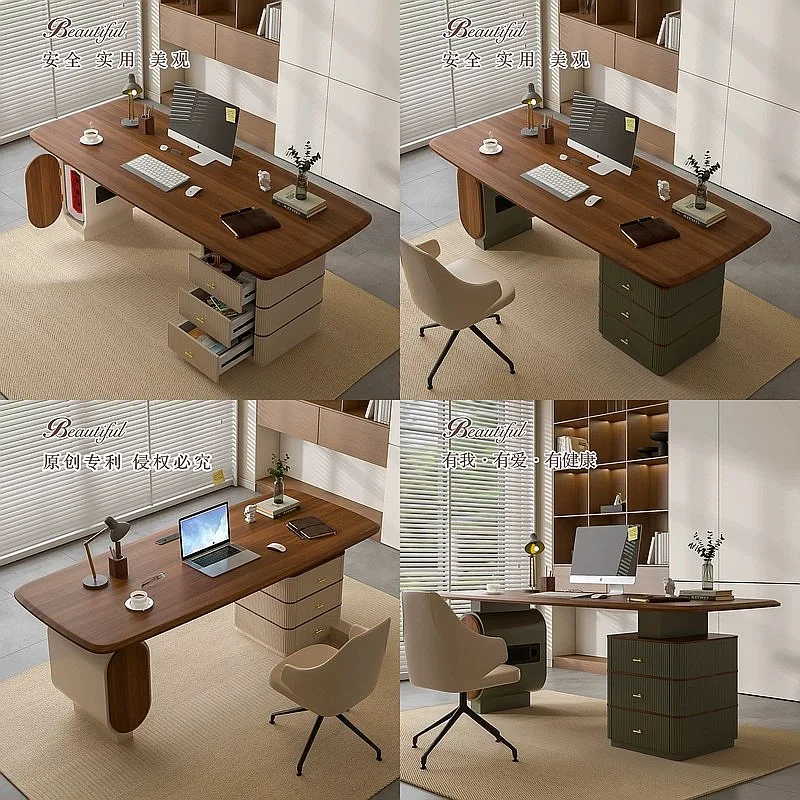 Mid Century Computer Desk Home Office Table Minimalist Italian Design 2026 New Executive Desk