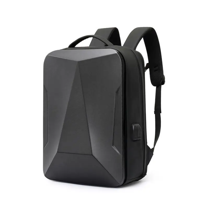 Hard shell waterproof compression backpack men's ABS anti-theft e-sports 16 inch laptop bag extended large capacity backpack men