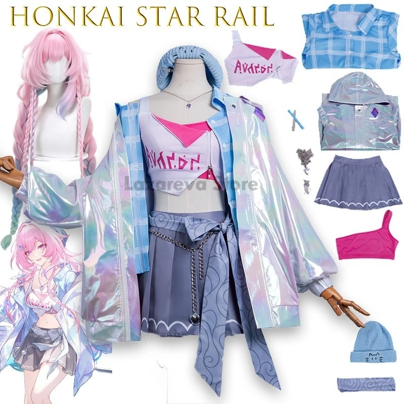 

Хэллоуин для взрослых ‌ ‌ ‌ ‌ Костюмы для косплея Cyrene Honkai Star Rail: Японская коллаборация, наряд персонажа аниме-игры с детальной вышивкой