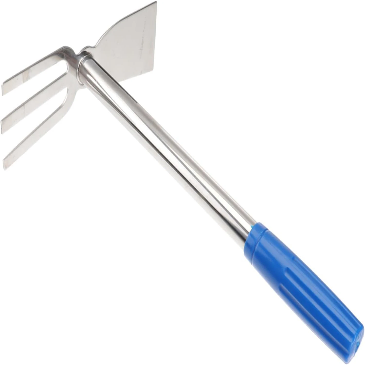 Durable and Efficient Multifunctional Stainless Steel Gardening Hoe with Ergonomic Handle - Easy-to-Use and Precise Forged Hand